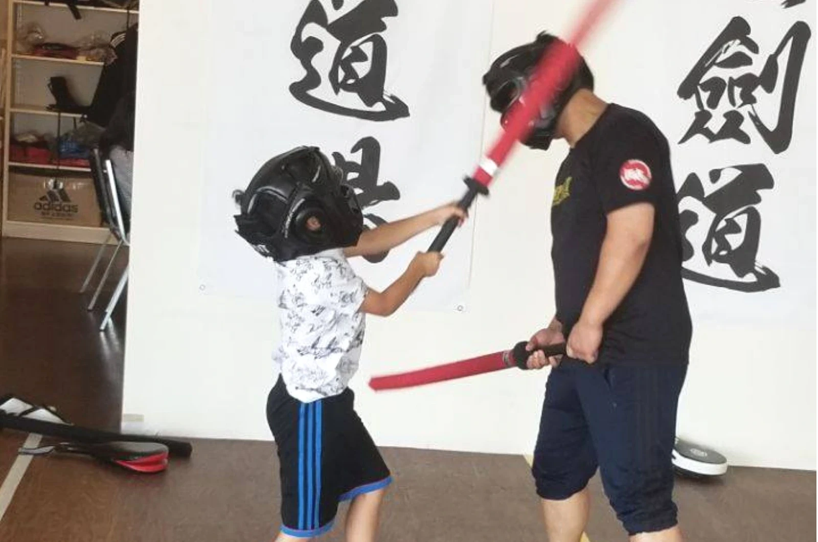 Kids learning sportsmanship through martial arts