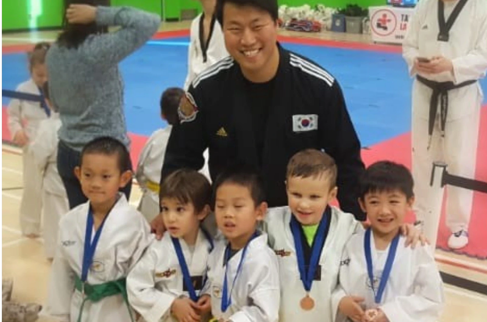 Kids building focus through martial arts