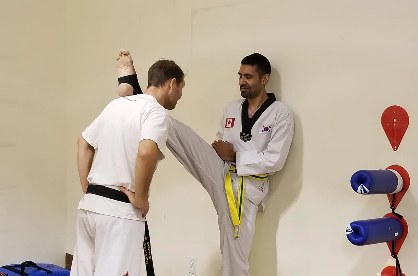 Taekwondo self-defense training at M.T.L Taekwondo