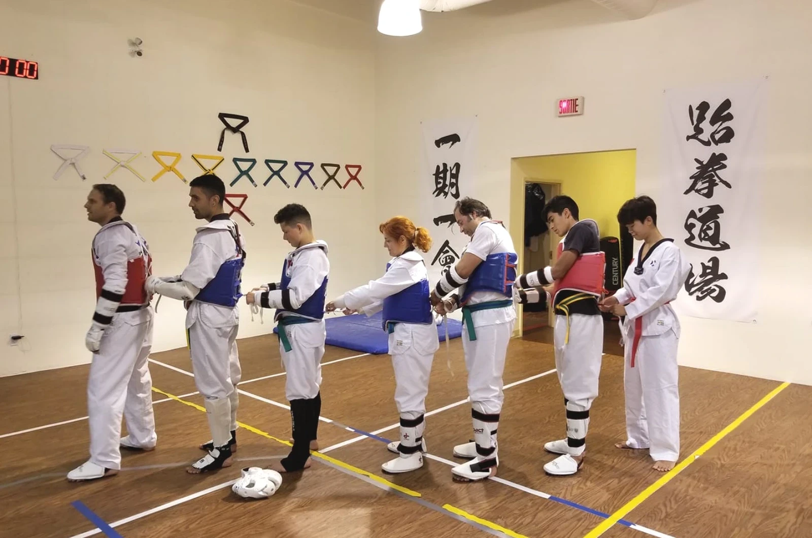 Taekwondo fitness class at M.T.L Taekwondo