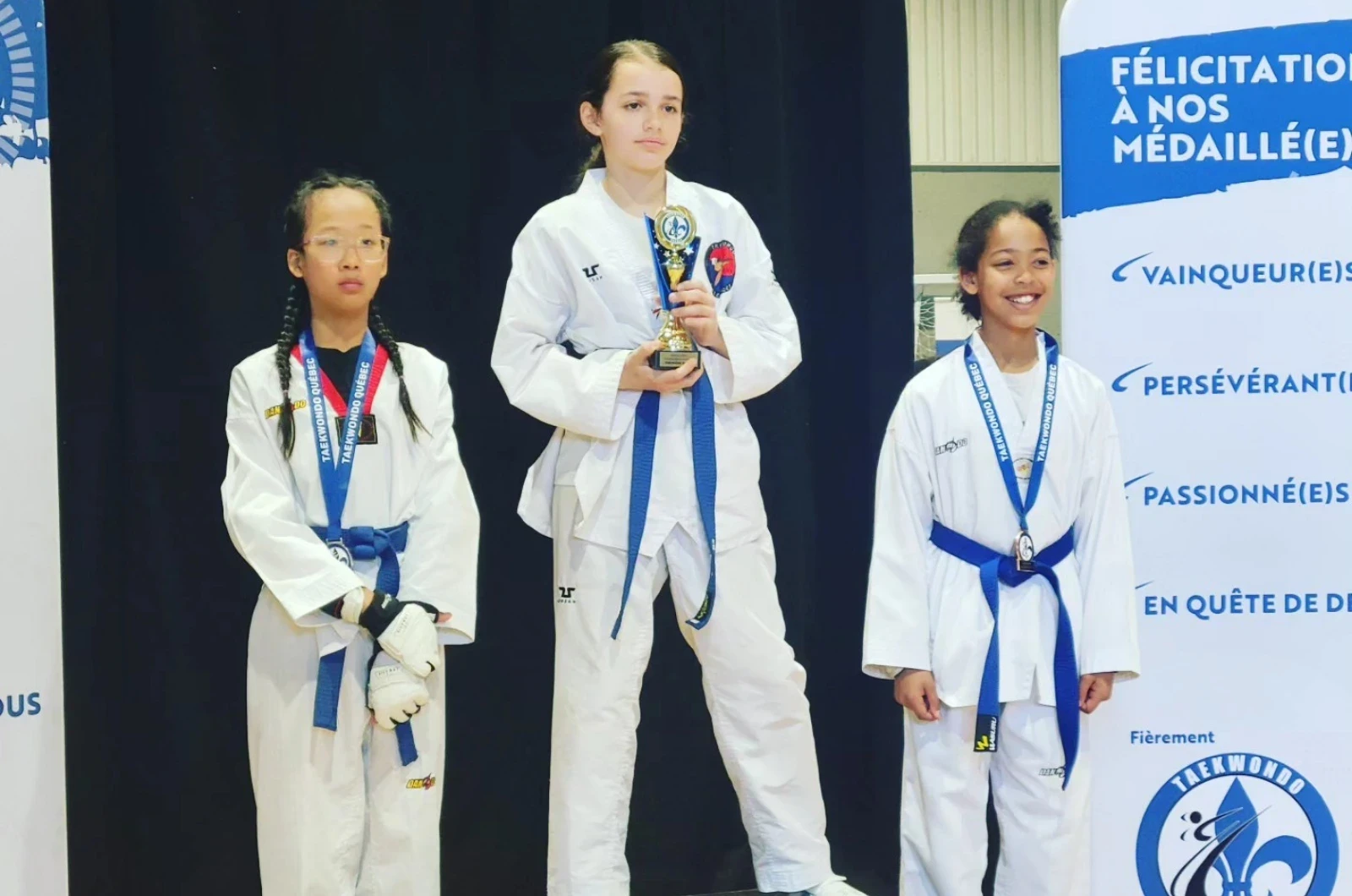 Teens developing decision-making skills in martial arts